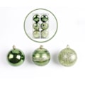 Miniatyrbilde 3 av 4: Julepyntkule Juleristpynt Juleristanheng Julegavepynt 12 stk GREY 6CM