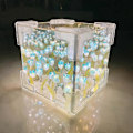 Miniatyrbilde 1 av 5: Tulipan Blomster Nattlys, Tulipan Speil Nattlampe Materialepakke, Speil Nattlys Gaver til Jenter, Par, Hjemmedekor Blue