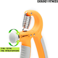 Miniatyrbild 2 av 6: 5-60 kg greppstärkare – Justerbar handgreppsstärkare med rostfritt stålfjäder för starka handleder, fingrar, underarm, händer