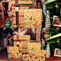 Miniatyrbild 4 av 5: Julpapper för julklappar, 12 ark julpapper, Kraftpapper för julklappar, Återvunnet Kraftpapper för julklappar 70x50CM