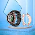 Pikkukuva 5 / 5: Suojaava kuori Kirkas naarmuuntumaton Tpu-kellokuori Suojaus Yhteensopiva Garmin Approach S62 Translucent Orange