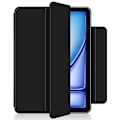 Miniatyrbilde 4 av 5: Stativveske for iPad Air 13 (2024) (M2) - støtsikker, magnetisk PU-lær, klaffdeksel - svart Multicolor Black