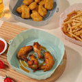 Miniatyrbilde 2 av 8: Airfryer silikonform - Kurv for airfryer Turkis Tunn (33g)