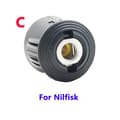 Adapter för högtryckstvätt för pistol och högtryckstvätt, endast Co