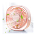 Pikkukuva 1 / 5: Dww-(Rose) Mini USB-pöytätuuletin, 3 nopeutta, USB-virtalähde, voimakas tuuli, hiljainen toiminta, sopii kotiin, toimistoon,