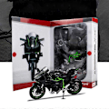 Miniatyrbild 2 av 4: Maisto 1/12 Kawasaki H2R Ninja Monterad Version Motorcykel Modell Leksaksfordon Samlarobjekt Stötdämpare Terräng Motorcykel Leksak KTM 690