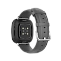 Miniatyrbillede 3 af 5: Læder Urrem Til Fitbit Versa 3 / Sense Grey