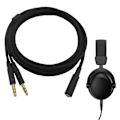 Miniatyrbillede 3 af 5: Erstatnings 3.5mm 2 i 1 Gaming Headset Audio Forlængerkabel Til HyperX Cloud II/til Alpha/Cloud Flight Hovedtelefon Til Comp