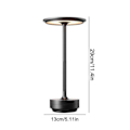Miniatyrbilde 5 av 5: Trådløs skrivebordslampe dimbar metall USB oppladbar skrivebordslampe - 1 stk - Perfet Gold