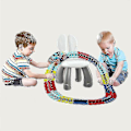 Pikkukuva 2 / 5: Muuttuva Rata LED-valoilla Kilpa-auto Joustava Rata & Sähköautosetti JZ 92pcs