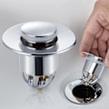 Miniatyrbillede 1 af 4: Universal Vaskeskum Bounce Drain Filter Pop Up Badeværelsesvask Drain Prop Ny