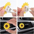 Pikkukuva 2 / 5: Auton tuoksupalikka - Auringonkukka-kuvio - Täydellinen lahja - Girasole -
