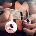 Miniatyrbild 4 av 5: Gitarrplektrum, 12 st Gitarr Tumme Fingerplektrum Celluloidplektrum Plektrum Gåva för El- och Akustiska Gitarrer, Ukulele, Bas
