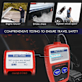 Miniatyrbild 4 av 5: OBD ATV Motorcykel Anslutningskabel OBD2 till 8 Pin Diagnostisk Adapter+MS309 OBD2 Scanner MultiLangua
