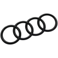 Pikkukuva 1 / 4: Audi Rings Black Edition -emblem Blackline Logo Musta 27,3cm