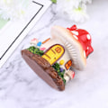 Miniatyrbild 5 av 8: Miniatyr svamp prydnad terrarium tillbehör svamp hus miniatyr svamp hus statyer tillbehör för terrarium dekor glas prydnader Red