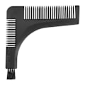Miniatyrbild 6 av 8: Skäggformningskam för män LS-formad mustaschtrimmerguide Shaper Skäggstylingverktyg (Svart)