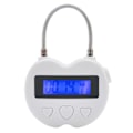 Miniatyrbild 1 av 5: Tidlås LCD-display Tidlås multifunktionell elektronisk resetimer, vattentät USB-uppladdningsbar vit white
