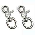 Miniatyrbilde 1 av 4: 2 stk. Trigger Snap Hooks Svingbare Trigger Snaps Saks Snaps 2 stk. 2 stk.