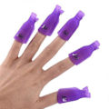 Miniatyrbilde 1 av 4: 10 stk Plast Akryl Neglekunst Soak Off Cap Clip UV Gel Polish Remover Wrap Verktøy style5613