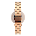 Miniatyrbilde 3 av 5: Rustfritt stål tre perler håndavtakbar Xiaoman klokkereim for Garmin Lily Rose Gold