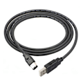 Pikkukuva 1 / 5: IEEE 1394 6-nastainen uros-USB-kaapeli tiedonsiirtoon USB:n ja äänikorttien välillä 4.5 meters
