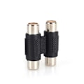 Miniatyrbillede 2 af 5: Dual RCA hun til hun splice-stikadapter forlængeradapter