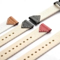 Miniatyrbillede 4 af 5: 18MM Læder Nylon Rem Til Huawei Watch GT 5 Pro 42m GT 5 41mm GT 4 41mm GT 3 42mm Kvinder Komposit Multicolor Red