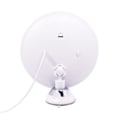 Miniatyrbild 6 av 8: UNIQ Sugkopp Makeup Spegel LED-ljus & x10 förstoring - Vit