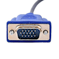 Miniatyrbilde 4 av 5: HDMI til VGA videokabel for TV- og dataskjerm