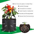 Miniatyrbillede 5 af 5: 5 stk. robuste planteposer i stof med plantelabels