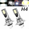 Miniatyrbillede 3 af 5: 2-pak H4 LED bilforlygter - 110W/1200LM/IP68 Vandtæt