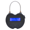 Miniatyrbild 1 av 5: Tidlås LCD-display Tidlås multifunktionell elektronisk resetimer, vattentät USB-uppladdningsbar svart black
