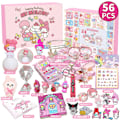 Miniatyrbillede 3 af 3: Julekalender med DIY-afspændingsspil til afslapning og stresshåndtering 24-dages nedtællingsgaveæske Hello Kitty