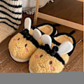 Miniatyrbild 4 av 5: Cartoon Giraff Tofflor i Bomull, Vinter Inomhus Utomhus Tofflor För Kvinnor C 44