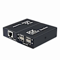 Pikkukuva 1 / 5: 120M USB-jatkaja 4-porttinen USB2.0-keskitin Jatke RJ45 Ethernet USB UTP -jatkolähetin Vastaanotin