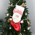 Miniatyrbillede 3 af 5: 2 Julepynt Gavepose Tredimensionel Gavepose Pink Goodie Bag Jule Strømpe 53 * 27 * 21 cm