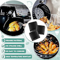 Pikkukuva 3 / 5: 16 kpl korvaavia kumiosia AirFryer-pannuun, AirFryer-osat, naarmuuntumattomat suojukset, keittiötarvikkeet