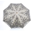Miniatyrbillede 2 af 5: Sammenfoldelig UV-parasol Sne/Regn/Sol Paraply Broderi Bryllupsparaply