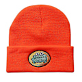 Miniatyrbillede 1 af 4: Parappa The Rapper Beanie - Broderet Vinterhue - Frø Strikket Hue - Bomuld Skullies Beanies Hue Blue