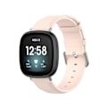Miniatyrbillede 2 af 5: Læder Urrem Til Fitbit Versa 3 / Sense Light Pink