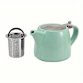 Miniatyrbillede 1 af 4: Autentisk japansk keramisk tekande | Rustfri stål infuser | Elegant og funktionel til eftermiddagste light cyan