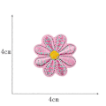 Miniatyrbillede 2 af 4: 36 stk. Blomst Applikationer Patches Strygning Broderet Patches Blandet Farve Høj Kvalitet Cy 16 pieces
