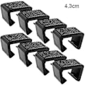 Miniatyrbillede 1 af 4: Fastgørelse til Rattan Møbler - Fletklips til Indendørs & Udendørs Brug Card Slot 4.3cm pack Of 8