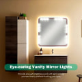 Miniatyrbilde 4 av 5: 14 stk LED-speil lys dimbar berøring kontroll speil lys bad speil lys med USB-kabel LED-stripe lys speil