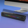 Miniatyrbilde 7 av 7: Datamaskin Soundbar for Skrivebord | Lydhøyttaler Soundbar for Bærbare datamaskiner, Flerbruks RGB Skrivebordshøyttalere for Smarttelefoner