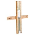 Miniatyrbillede 1 af 5: Sauna Timer 15-Minutters Timeglas - Roterbart Sandur i Træ til Infrarøde, Damp- & Tøndesaunaer, Saunatilbehør White