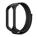 Miniatyrbillede 1 af 5: Urrem til Ur Vandtæt Justerbar Integreret Blød TPU Enkeltdel Urrem til Xiaomi Mi Band 5 6 7 Black