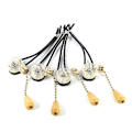 Miniatyrbilde 1 av 5: 4 stk. Universal Hjem Takvifte Lampe Vegglampe Erstatning Trekksnor Bryter 250V 125V
