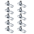 Miniatyrbillede 1 af 5: 10 stk./sæt G23 Titanium Micro Dermal Piercings Sæt Dermal Anchor Base Skinner Diver Dermal Base Sexy Body Piercings Smykker 14g Style4 v 1.6x2.5mm